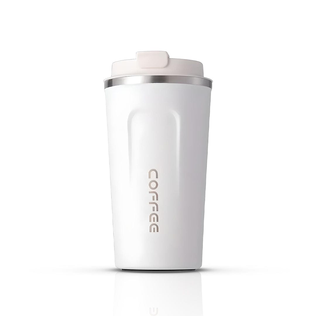 Gourde Café Inox Blanc