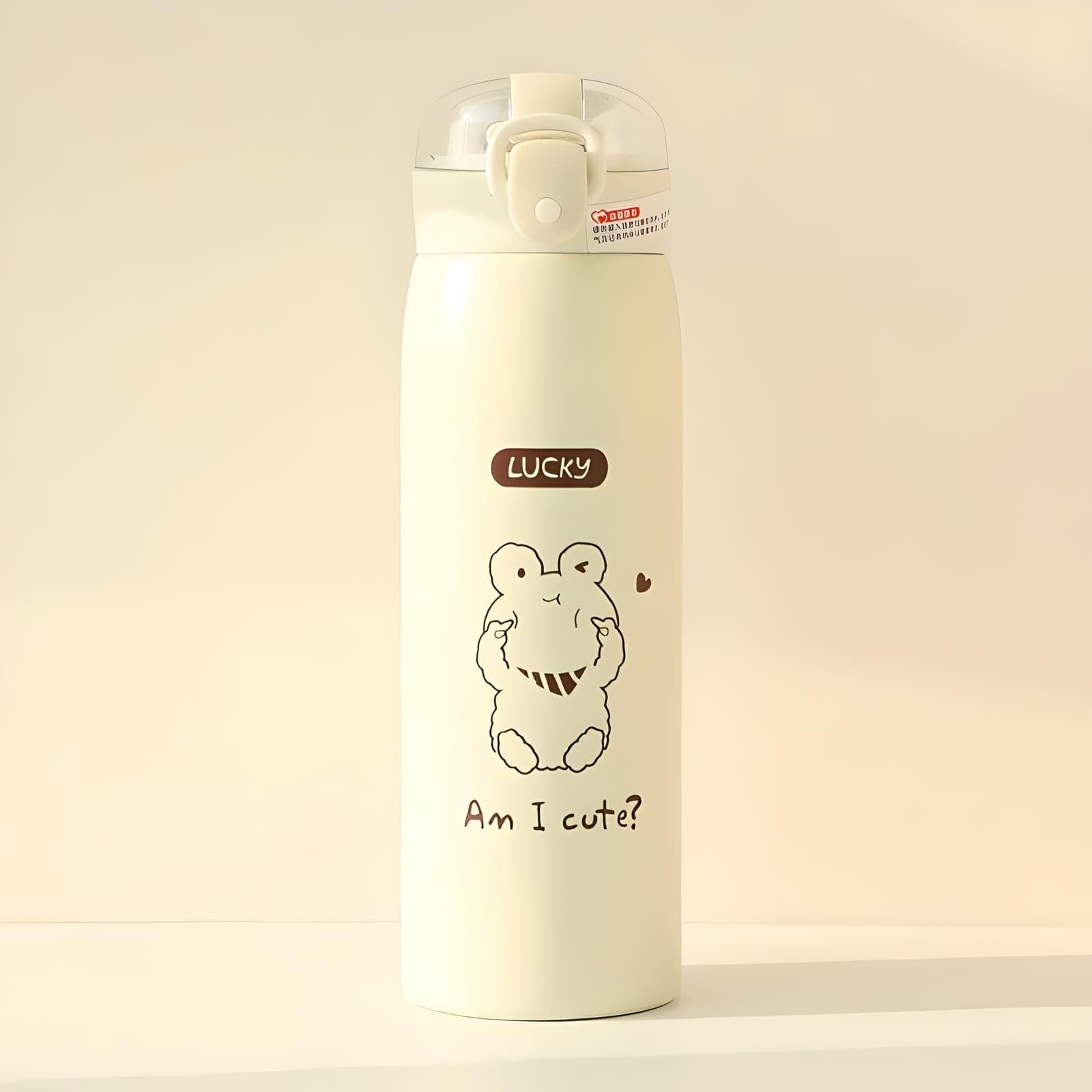 Gourde Enfant Animaux 350ml / Blanc