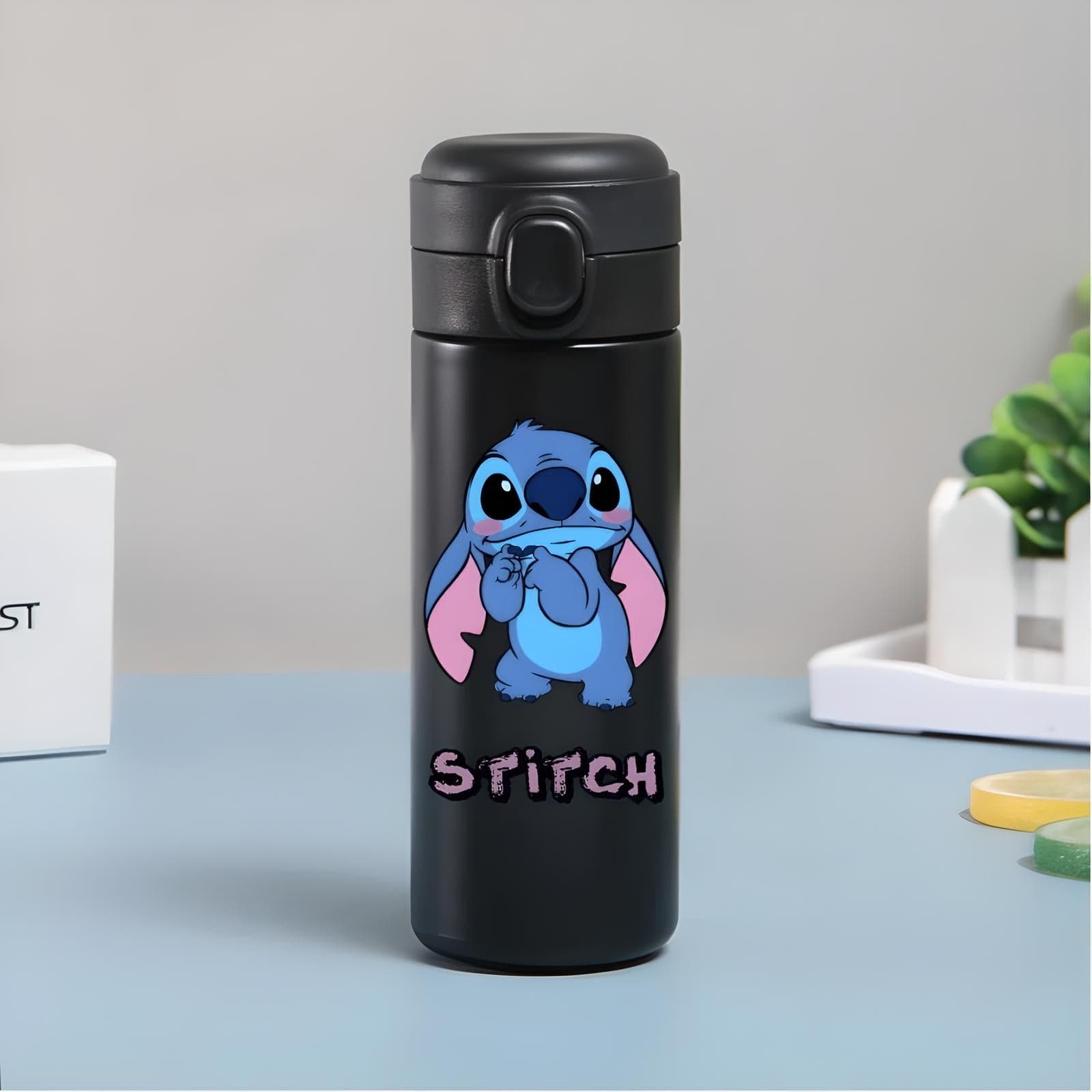 Gourde Isotherme Disney Stitch Noir