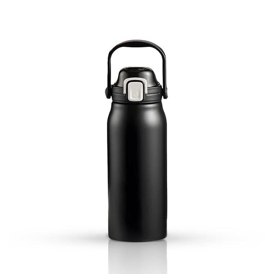 Gourde Sport en Inox Noir / 1L