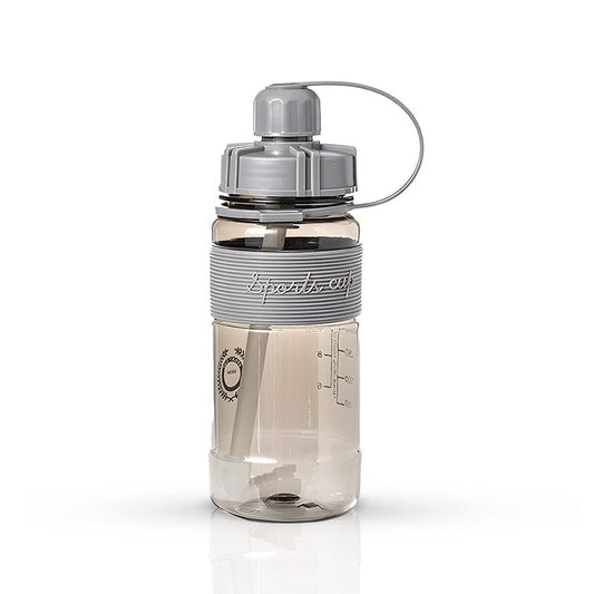 Gourde Sport en Plastique Gris / 600ml