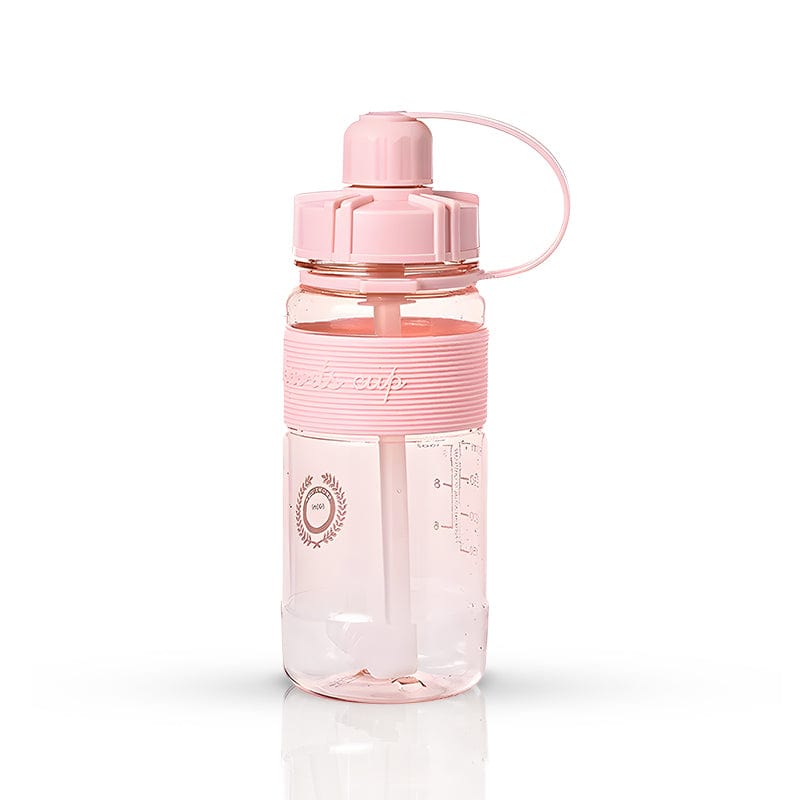 Gourde Sport en Plastique Rose / 600ml