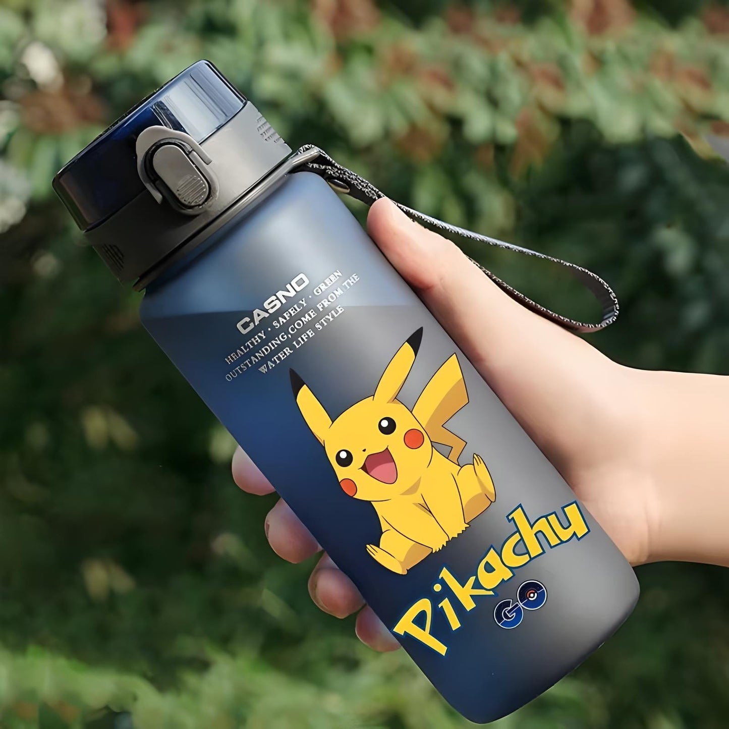 Gourde Sport Enfant Pokémon Pikachu Assis