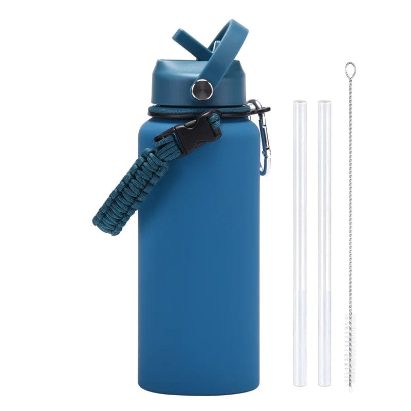 Gourde Thermos 1L Bleu Lac