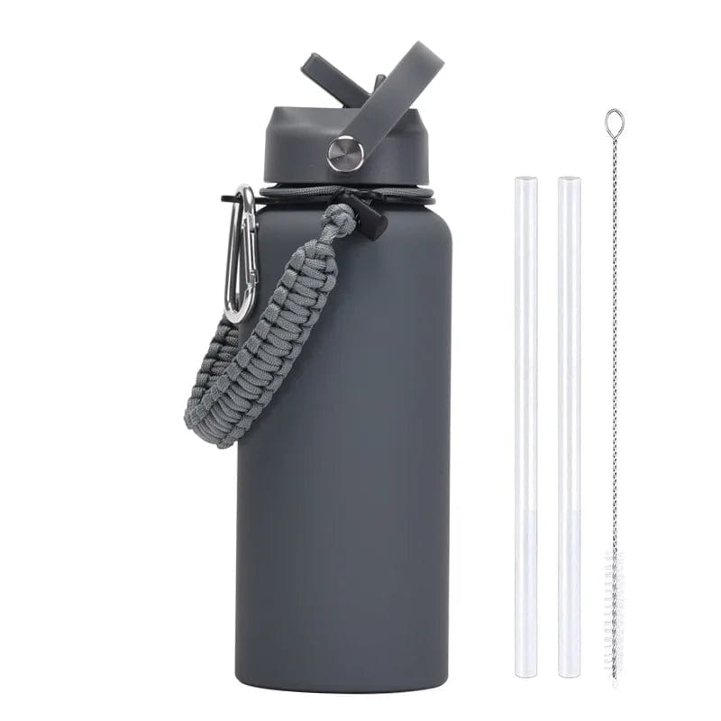 Gourde Thermos 1L Gris Foncé