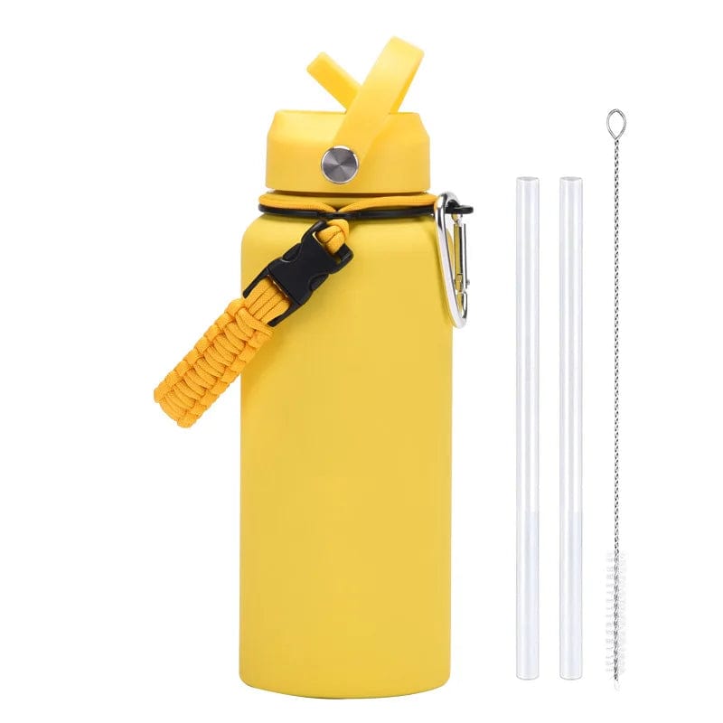 Gourde Thermos 1L Jaune Citron