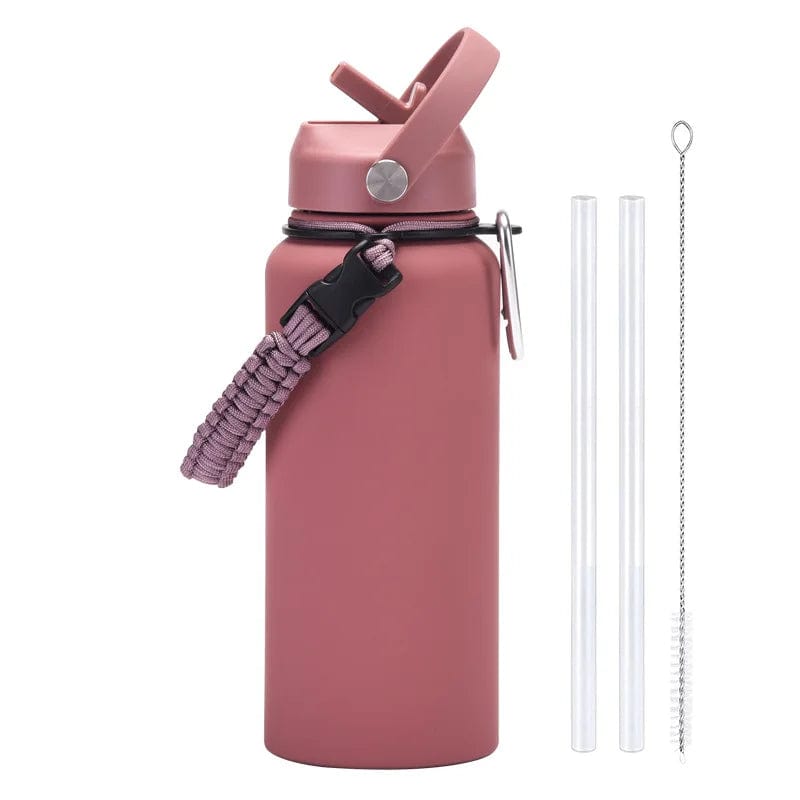 Gourde Thermos 1L Rose Fumé